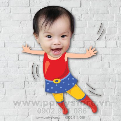 Chibi cho bé Wonder Woman nhí