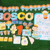 Set trang trí sinh nhật cho bé tuổi Gà (Bosco)