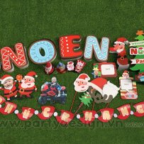 Set trang trí sinh nhật chủ đề Noel