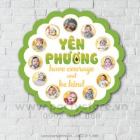 Khung 12 tháng chủ đề bơ