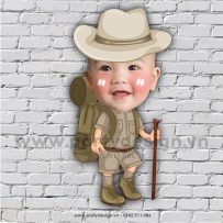 Chibi cho tới nhỏ nhắn tò mò rừng