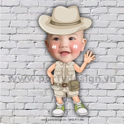 Chibi cho bé khám phá rừng Safari