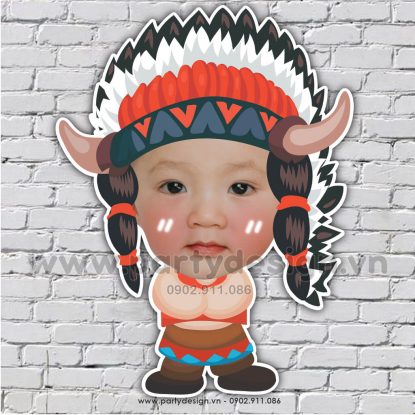 Chibi thổ dân cho bé trai