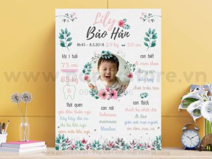 Bảng thông tin hoa lá Lily Bảo Hân