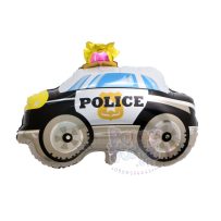 Bong bóng kiếng hình xe cảnh sát Police trang trí sinh nhật