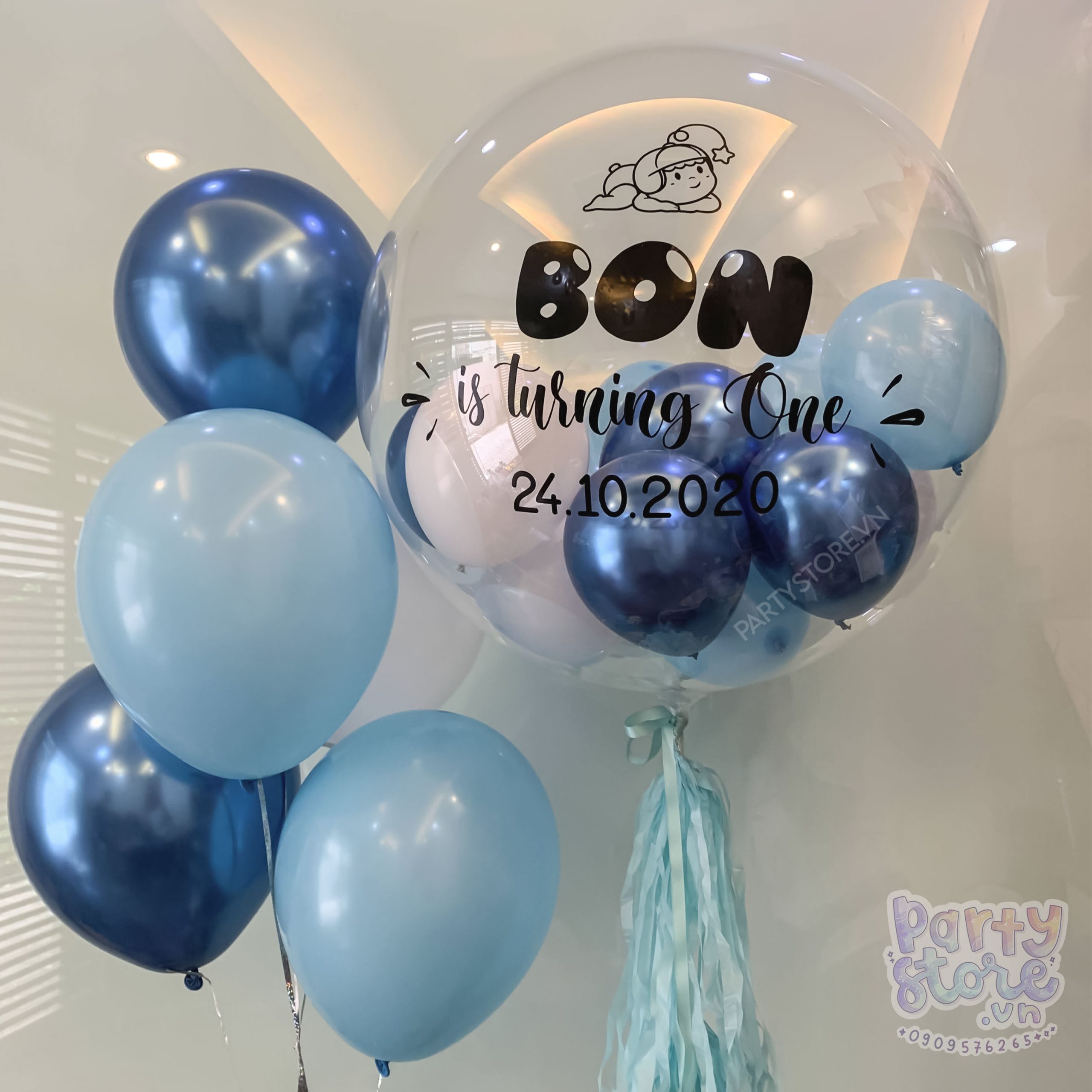 100 Bong Bóng Trái Tim Nhiều Màu - bongbongdep.com