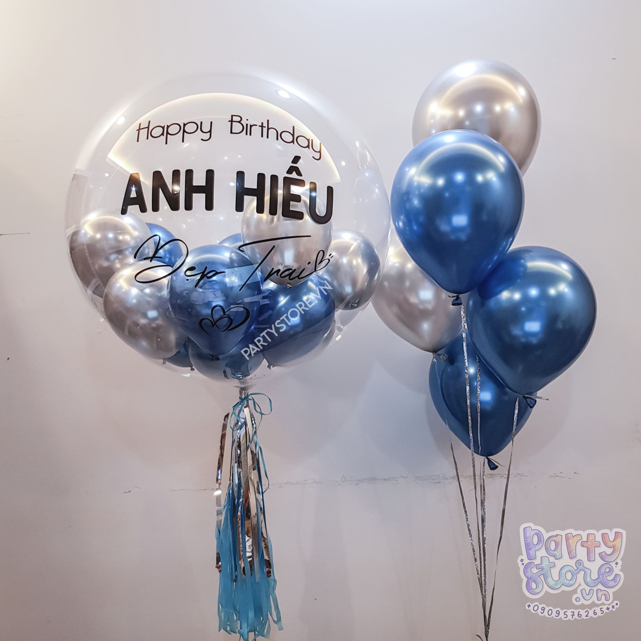 BỘ BÓNG BAY TRANG TRÍ SINH NHẬT HAPPY BIRTHDAY  HKSMART SHOP