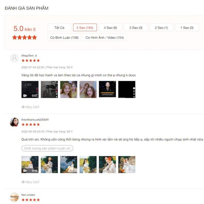Review Shop PartyStoreVN bóng số sinh nhật màu trắng