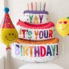 Bóng sinh nhật bánh kem 3 tầng size TO, YAY IT'S YOUR BIRTHDAY (1)