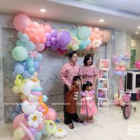 Set bóng trang trí sinh nhật tông pastel nhẹ nhàng